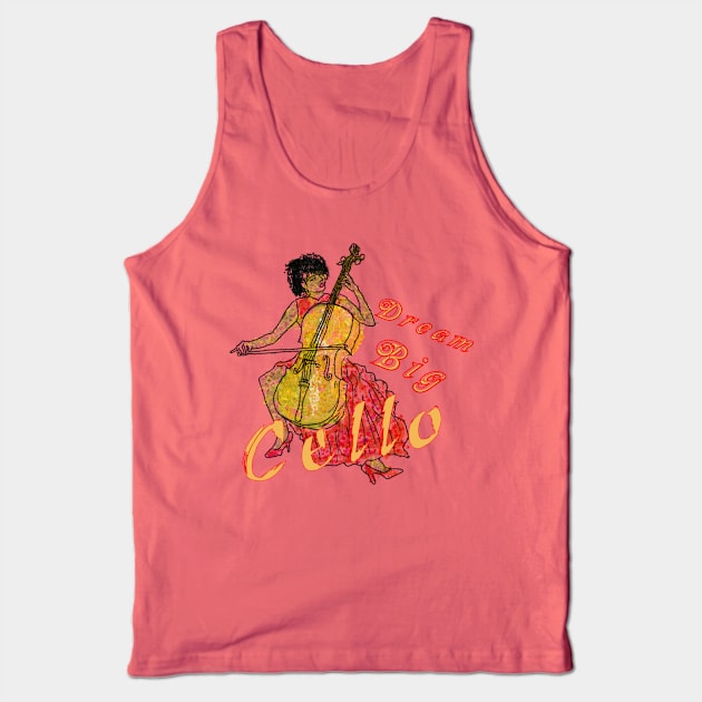 A Cello Player Tank Top by djmrice